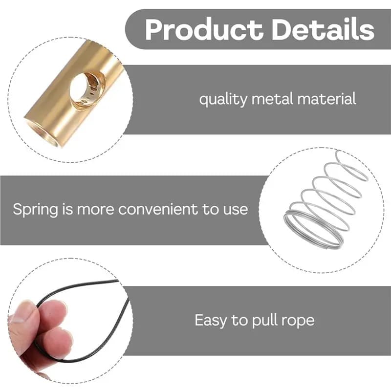 4 Sets de cordons de tirage pour loquet de portail