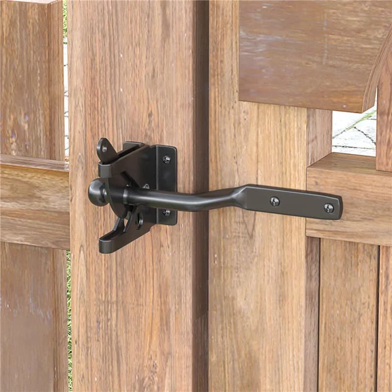 Loquet de porte automatique en acier au carbone avec 2