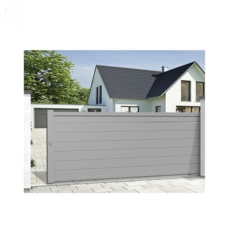 Porte coulissante d'allée en aluminium pour porte d'entrée de maison