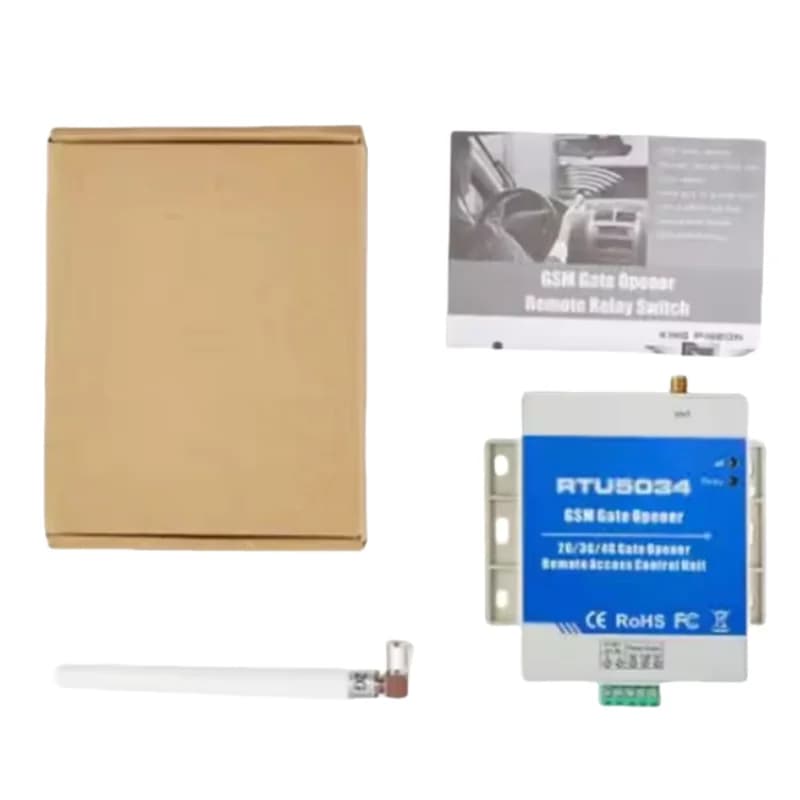 Offre Spéciale : Contrôleur d'accès à distance 4G GSM pour ouverture de portail automatique RTU5034 avec 1 sortie relais pour garages - Prix original