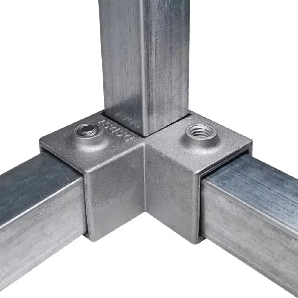 Tube carré 20x20mm, tube carré en alliage d'aluminium 25x25mm