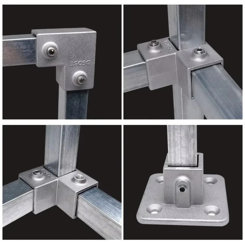 Tube carré 20x20mm, tube carré en alliage d'aluminium 30x30mm