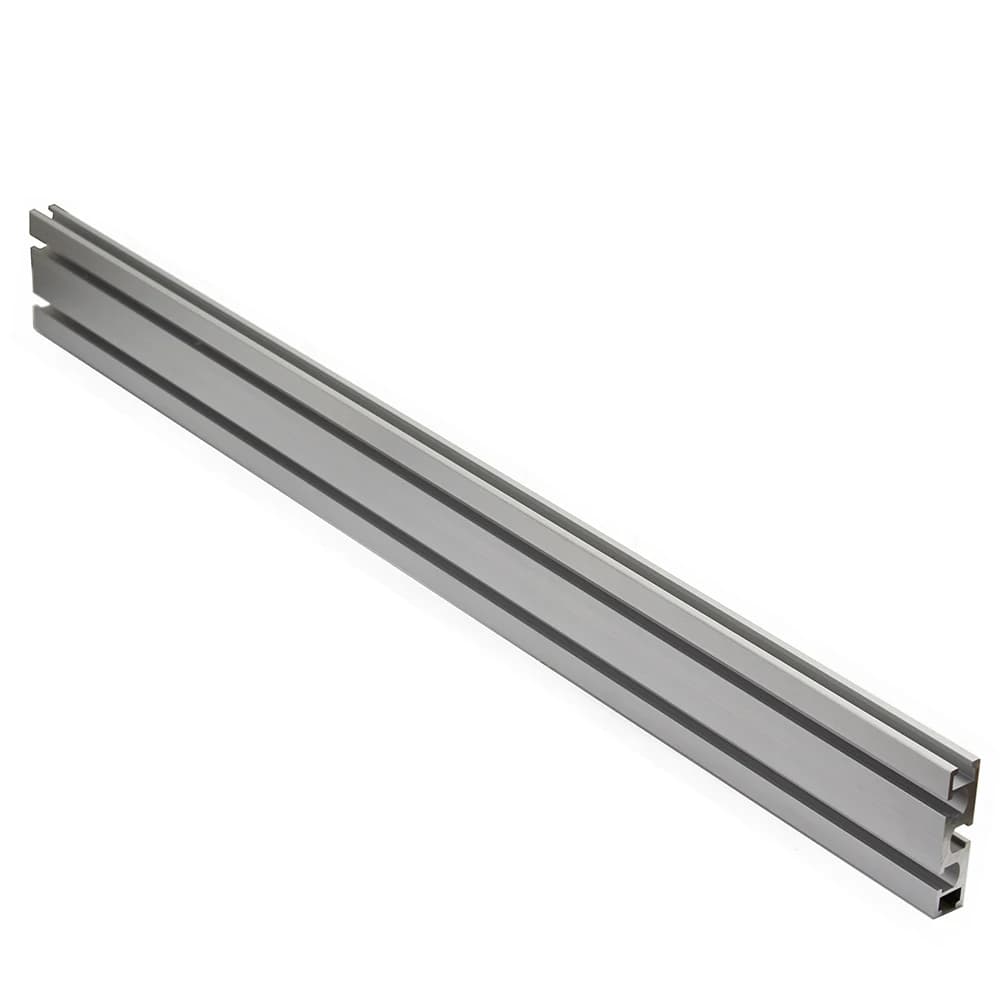 Clôture profilée en aluminium 60 Type piste à onglet support