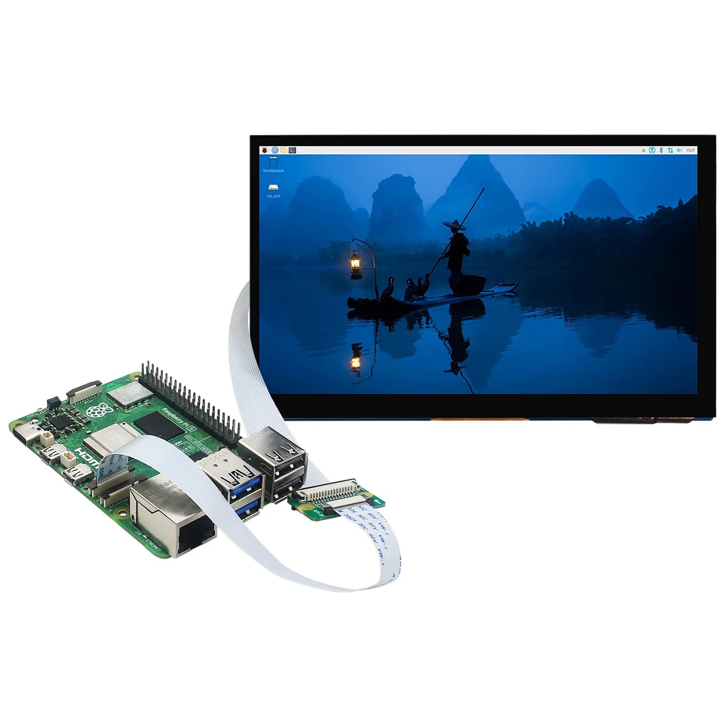 Câble d'interface de caméra DSI/CSI, Module adaptateur 15 broches à 22 broches pour Raspberry Pi 5