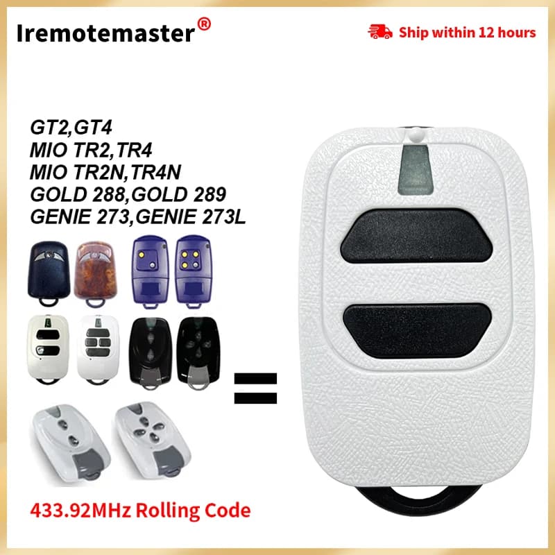 DEA GTI2 GTI4 GT2 GT4 433.92MHz Code roulant commande de porte de Garage télécommande DEA GT2 GT4