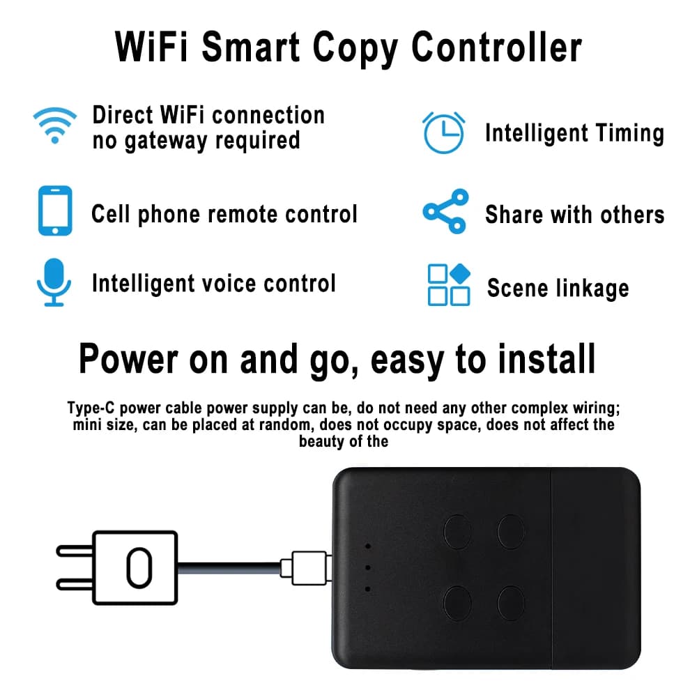 SOMMER – ouvre-porte de Garage intelligent WIFI 868