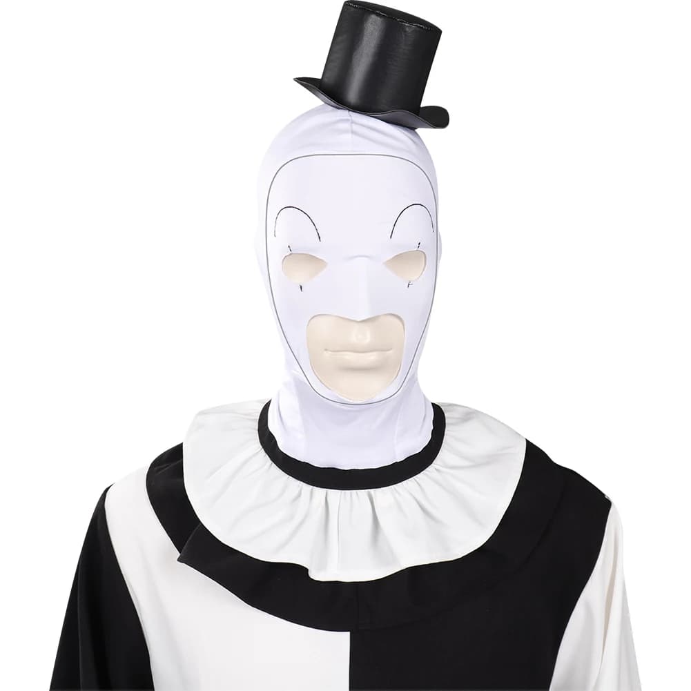 Costume de cosplay Art The Clown Terrifier, robe, masque en latex, pour enfants, adultes, hommes, femmes, jeu de rôle, Halloween, carnaval, déguisement