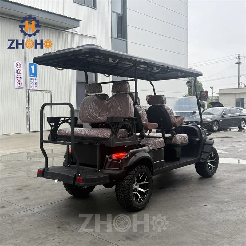 Nouveau modèle 2026 Chariot de golf électrique 48V/60V/72V, différents types, Buggy de golf tout-terrain 4x4, 6 places