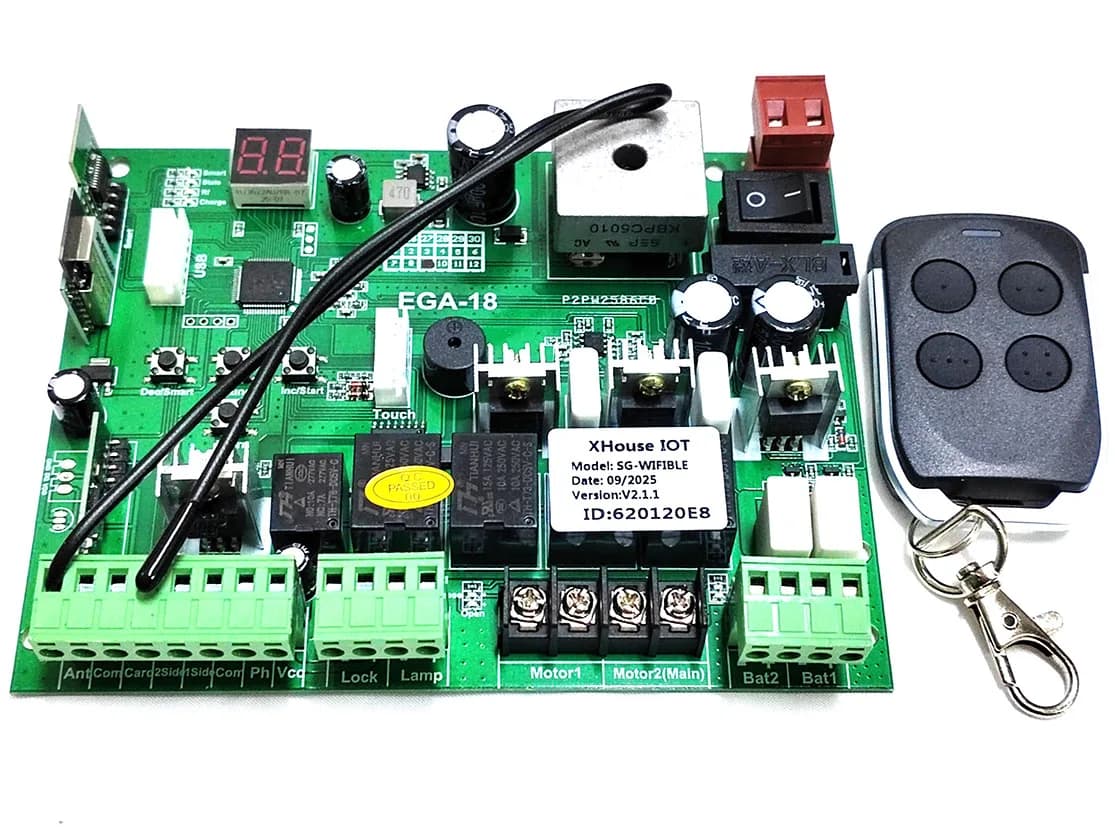 Contrôleur de portail battant automatique WiFi EGA-18 24V CC