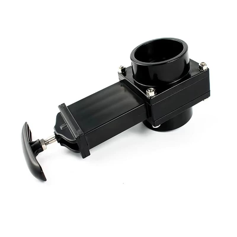 Vanne de porte d'eau de couteau, flux durable, tuyau d'égout de camionnette, plastique, extérieur, accessoires pour la maison, vidange de caravane, montres, 50mm