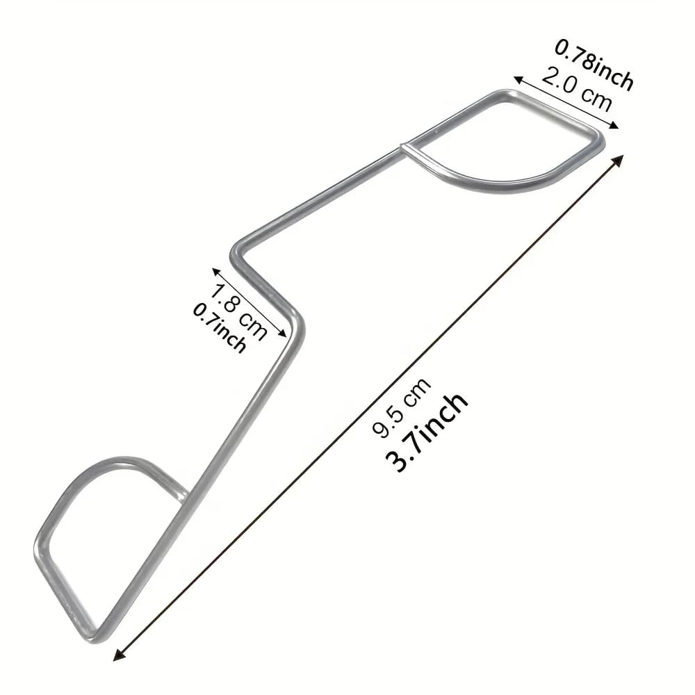 Pince de fixation de plaque de clôture en acier inoxydable