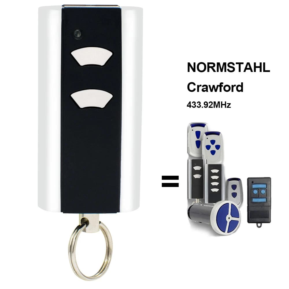NORMSTAHL RCU 433 2K / EA433 2KM Micro / Crawford / Magic 1000 télécommande de porte de Garage 433.92MHz