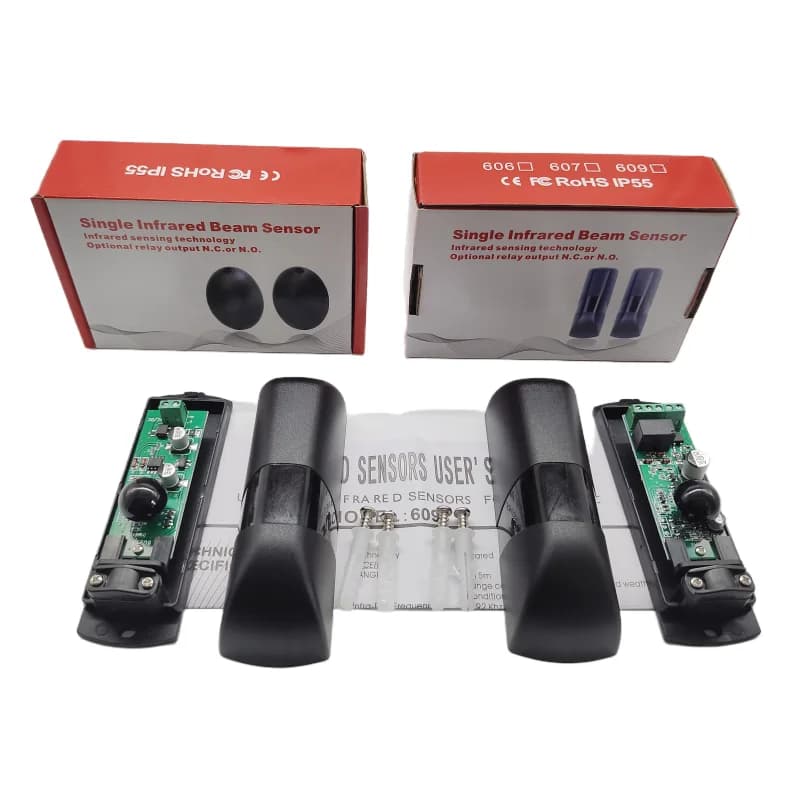 1 Ensemble de capteurs infrarouges/photocellules de sécurité pour moteur d'ouvre-porte