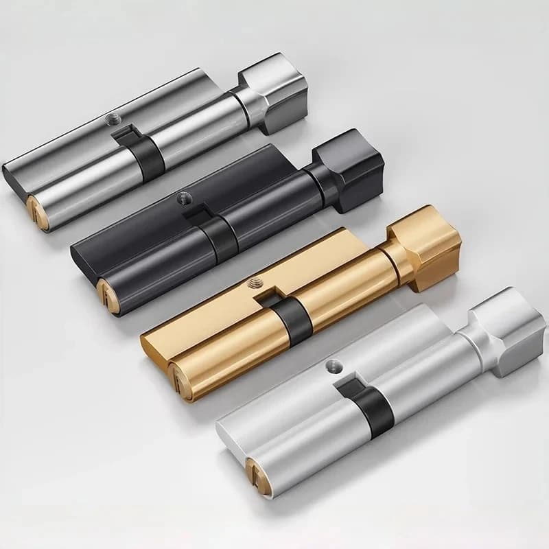Cylindre de serrure de porte en aluminium