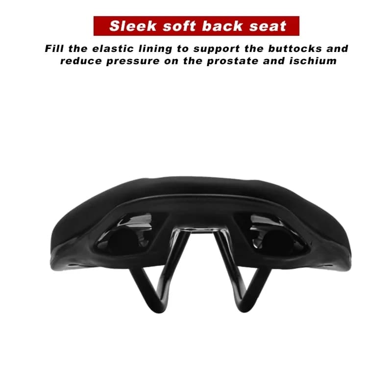 Selle de vélo coordonnante en cuir PU souple pour homme, siège de vélo de route, coussin de vélo de montagne, selles de cyclisme VTT, acier R64.
