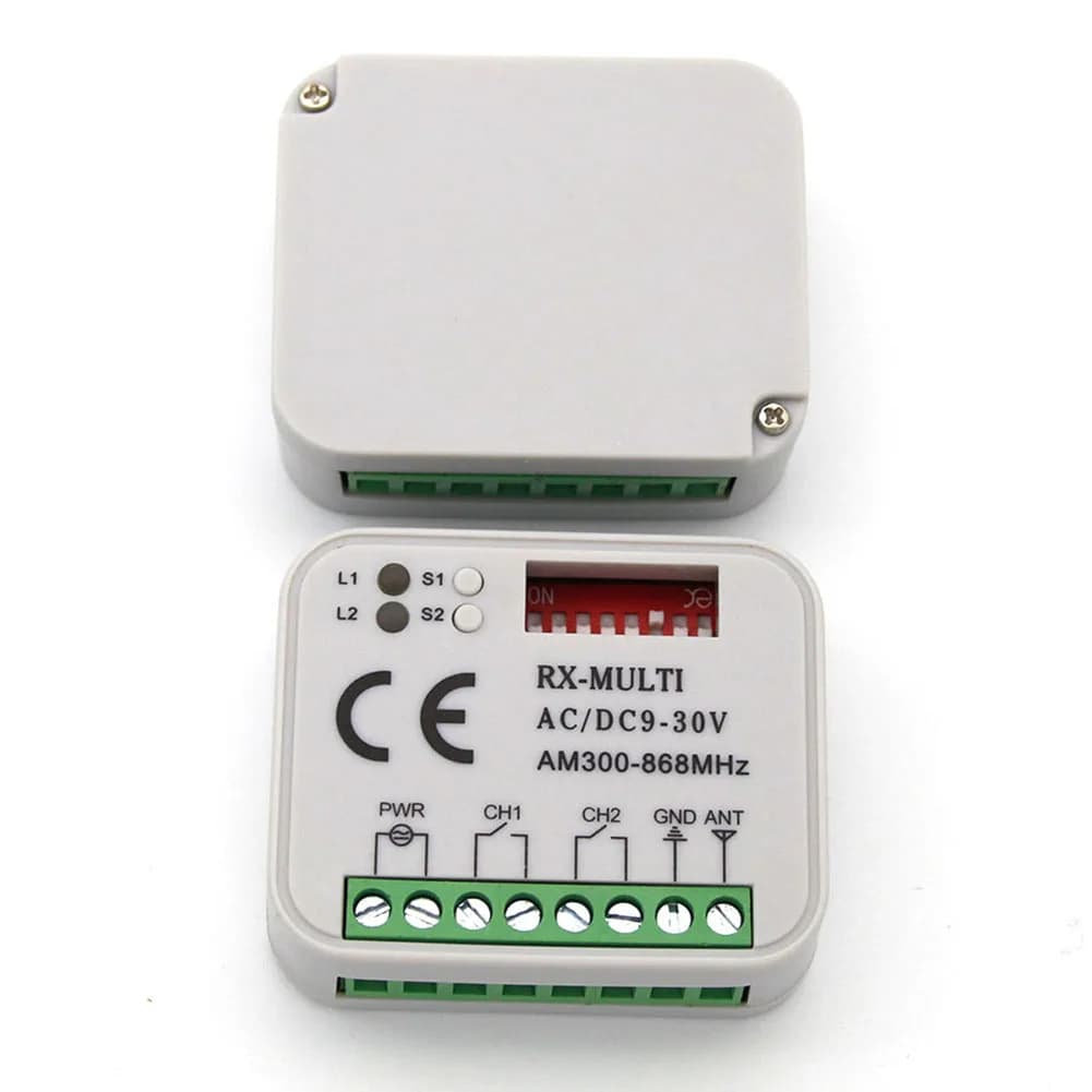 Récepteur à distance pour portail de garage avec télécommande