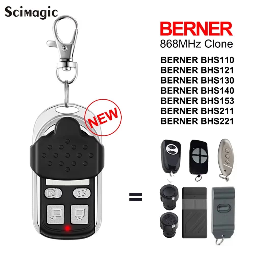 BERNER RCBE 868 Télécommande de garage Clone