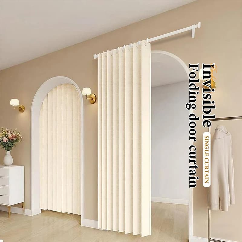 Porte accordéon pliable