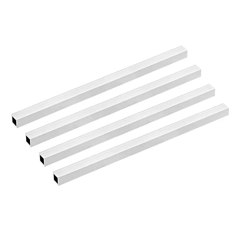 1 tube carré en aluminium avec spécifications de 10x1 0mm/20x20mm/30x40