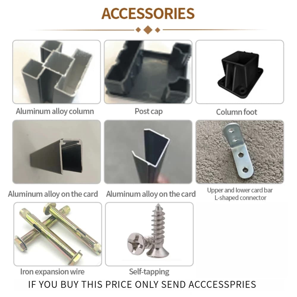 Clôtures modulaires de conception moderne