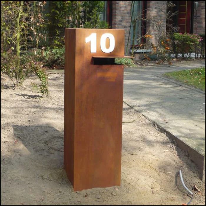 Boîte aux lettres extérieure en métal