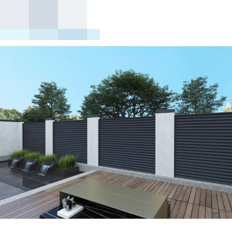 Panneau de clôture de jardin en métal