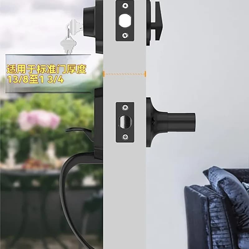 Serrure d'entrée à Double porte européenne