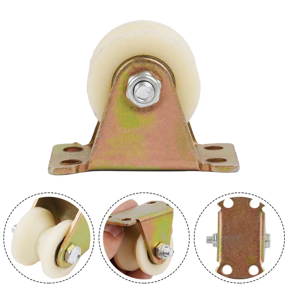Rouleau rainuré en nylon 30 mm 45 # Rouleaux de poulie de piste coulissante