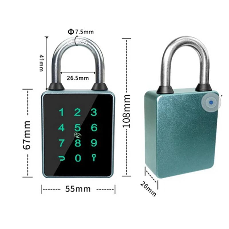 EGFirtor-Serrure de porte électronique intelligente TTLOCK, carte Tuya Andrea IC, RFID, clé de mot de passe, voie de déverrouillage NDavid, étanche IP65, Bluetooth
