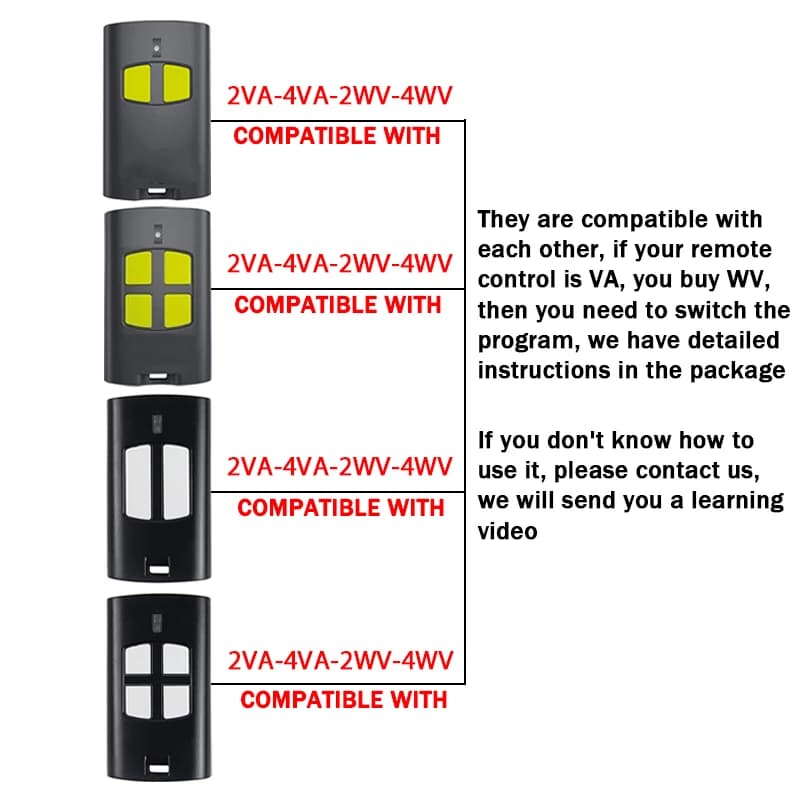 BENINCA TO.GO VA 2VA 4VA WV 2WV 4WV WP 2WP 4WP télécommande de porte de Garage 433.92MHz ouvre-porte transmetteur manuel offre spéciale!