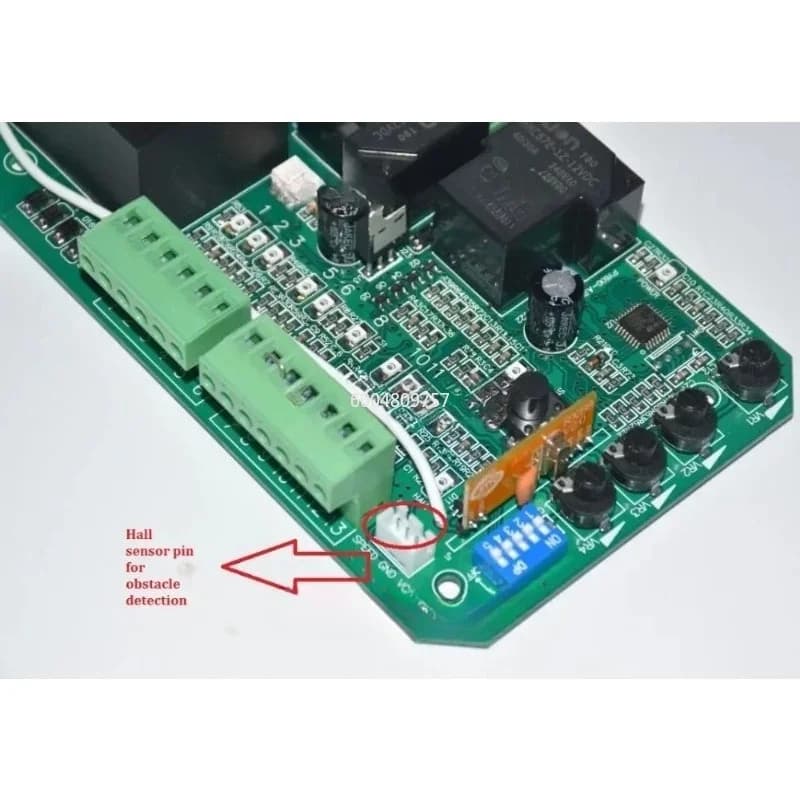 Carte de commande de circuit imprimé (PCB) pour moteur d'ouvre-porte coulissante PY600acn avec interrupteur de fin de
