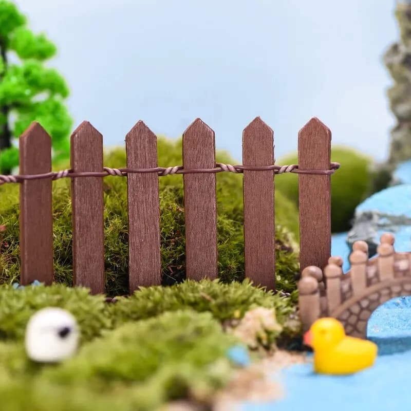 Mini clôture, décoration de jardin et de bonsaï