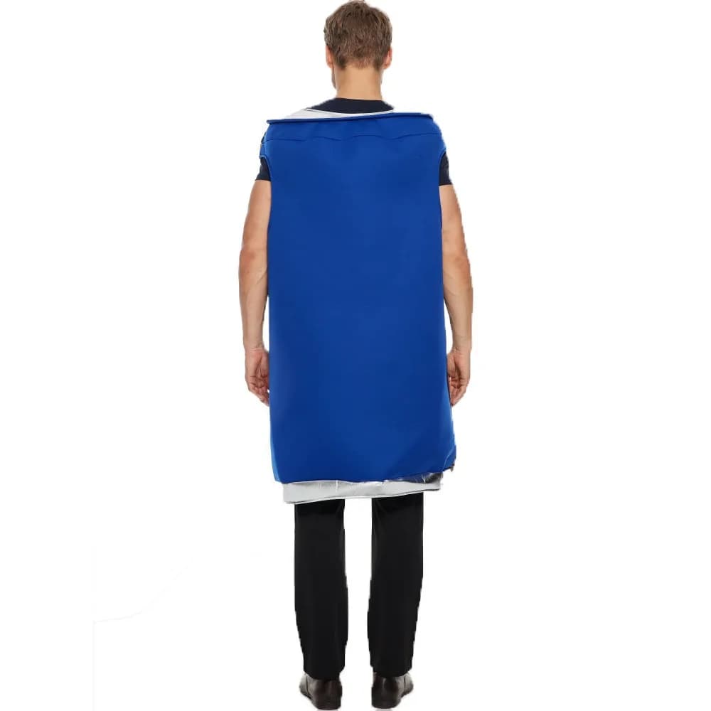 Halloween nouveau style aluminium peut bière-thème drôle parodie éponge costume fête performance tenue combinaison