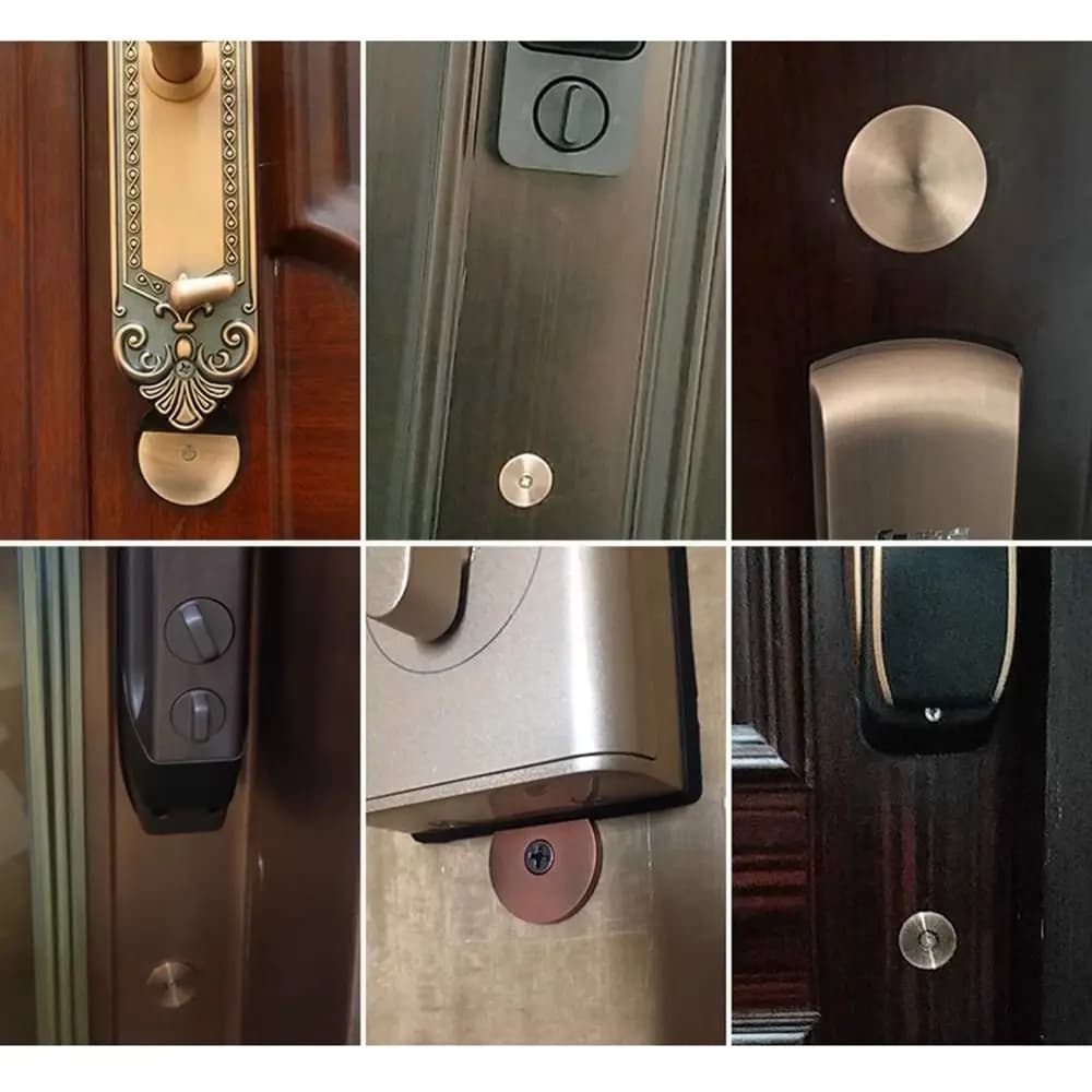Nouveau bloqueur de trou de porte galvanisé sécurité Anti-vol