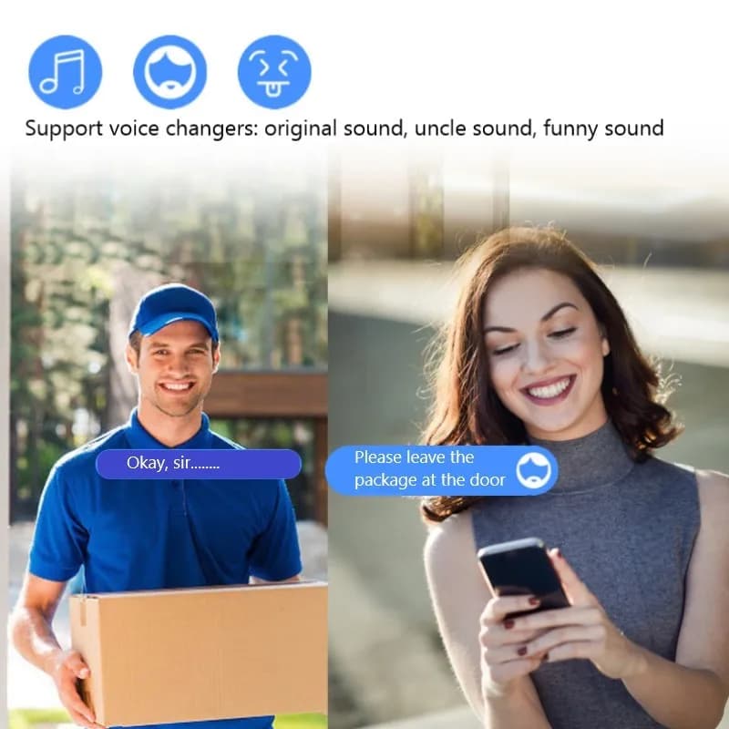 Tuya WIFI caméra sonnette HD vidéo interphone extérieur sans fil étanche