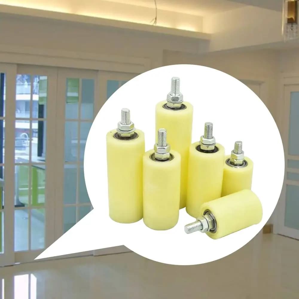 Rouleau de guidage de portail coulissant en nylon durable