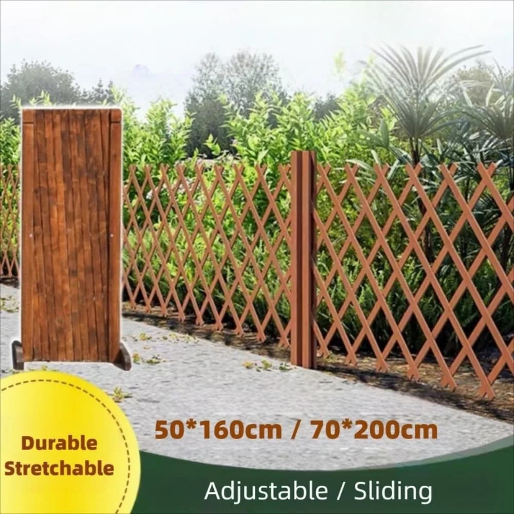 Clôture en bois extensible 50/70 cm