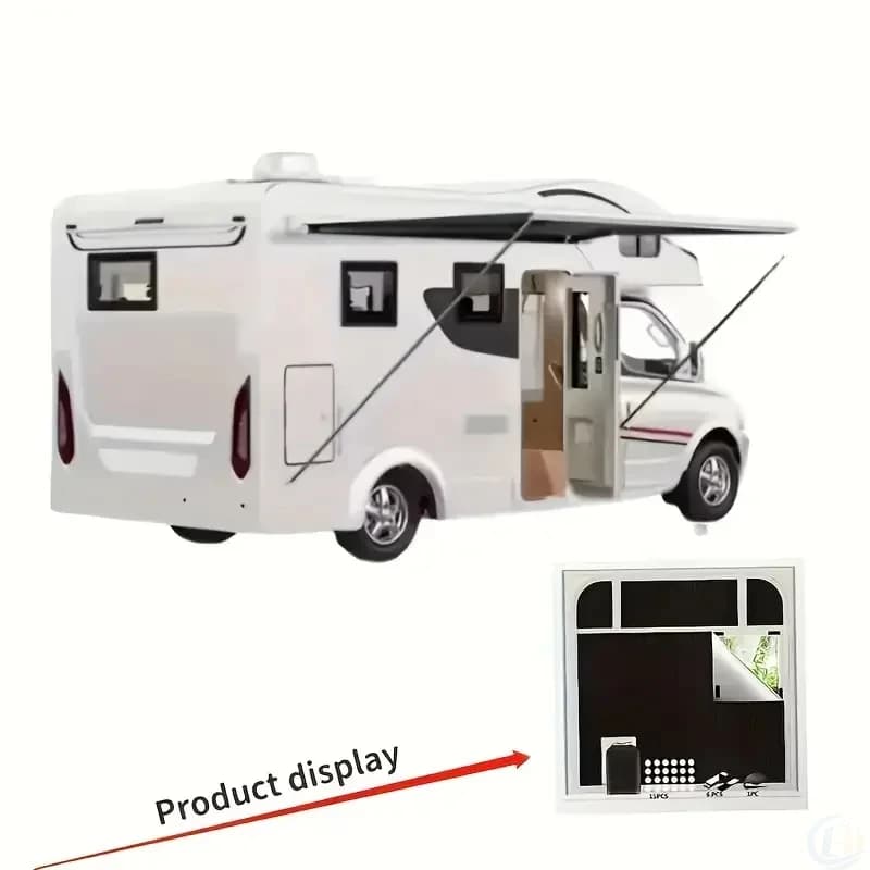 Rideau occultant 95-98% DIY, portable, amovible, film occultant pour fenêtre, tissu auto-adhésif, stores de fenêtre