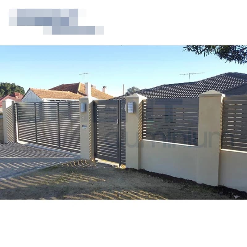 Clôture de confidentialité de balcon en aluminium de jardin