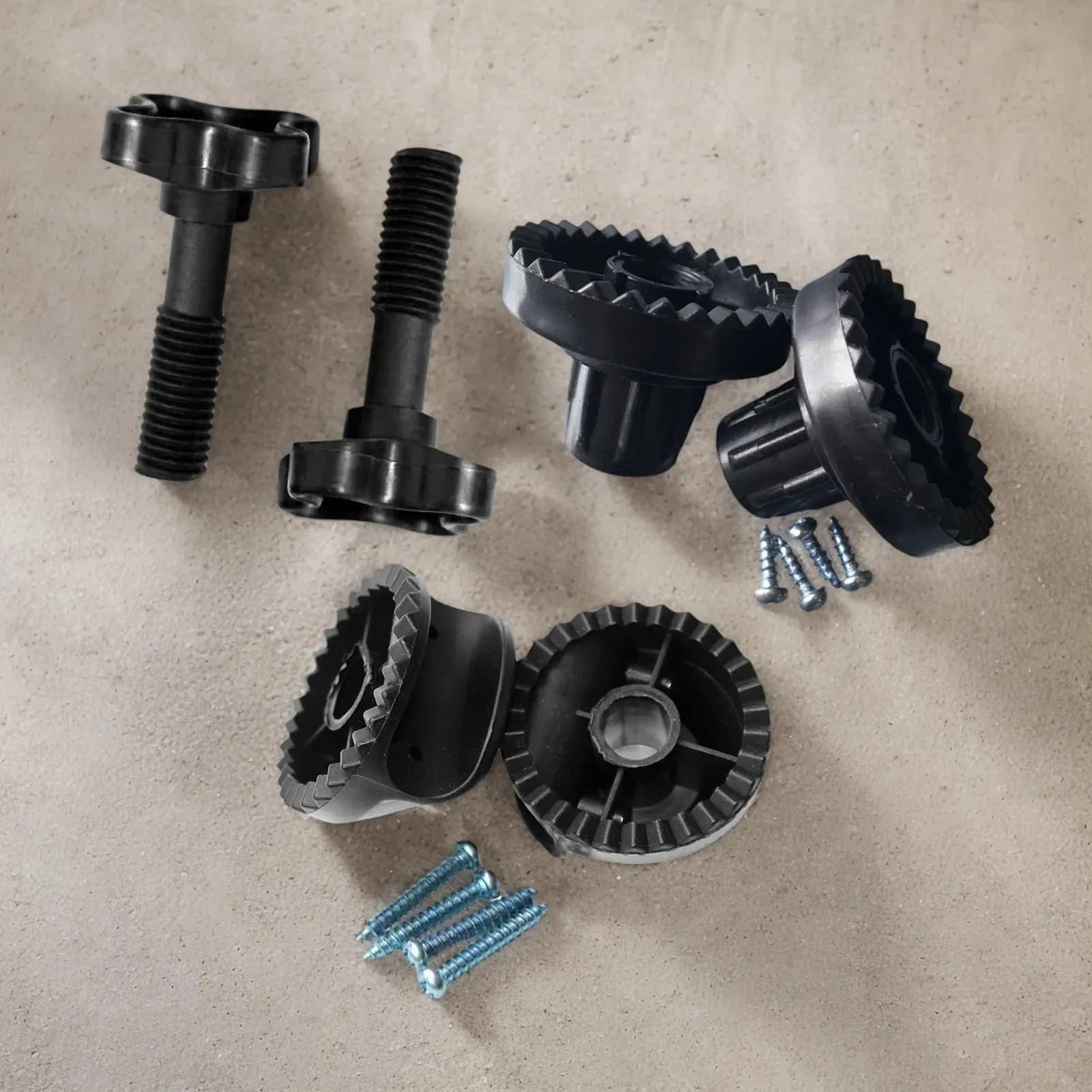 Kit d'accessoires pour cadre de balançoire de jardin – Fixations robustes et polyvalentes pour auvent, idéales pour jardin, salle de sport, hôtel, patio
