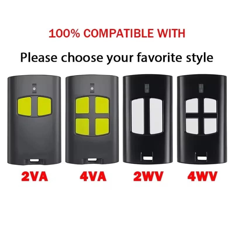 BENINCA TO.GO VA 2VA 4VA WV 2WV 4WV WP 2WP 4WP télécommande de porte de Garage 433.92MHz ouvre-porte transmetteur manuel offre spéciale!