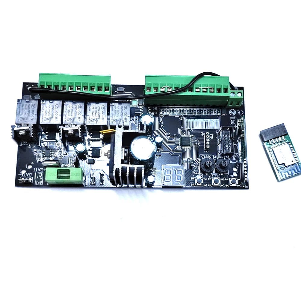 Contrôleur de moteur d'ouverture de portail battant 12V 24VDC compatible avec l'application Tuya Smart Life
