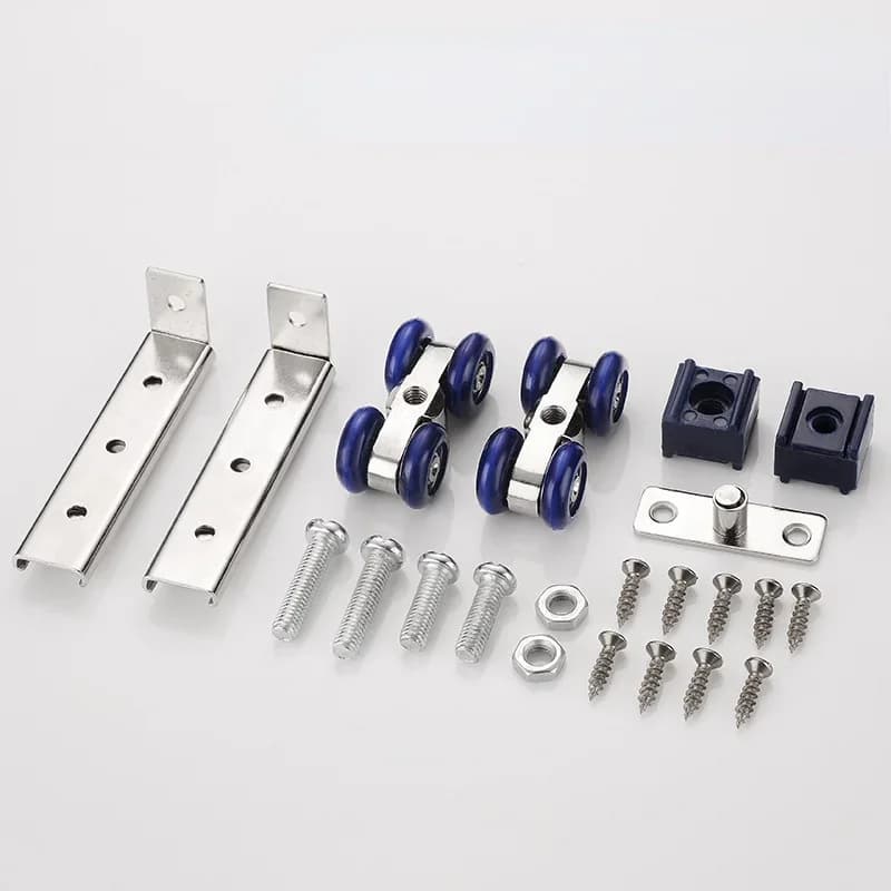 2 pièces/ensemble porte coulissante rouleau matériel portes coulissantes poulie 4/8 roues maison chambre