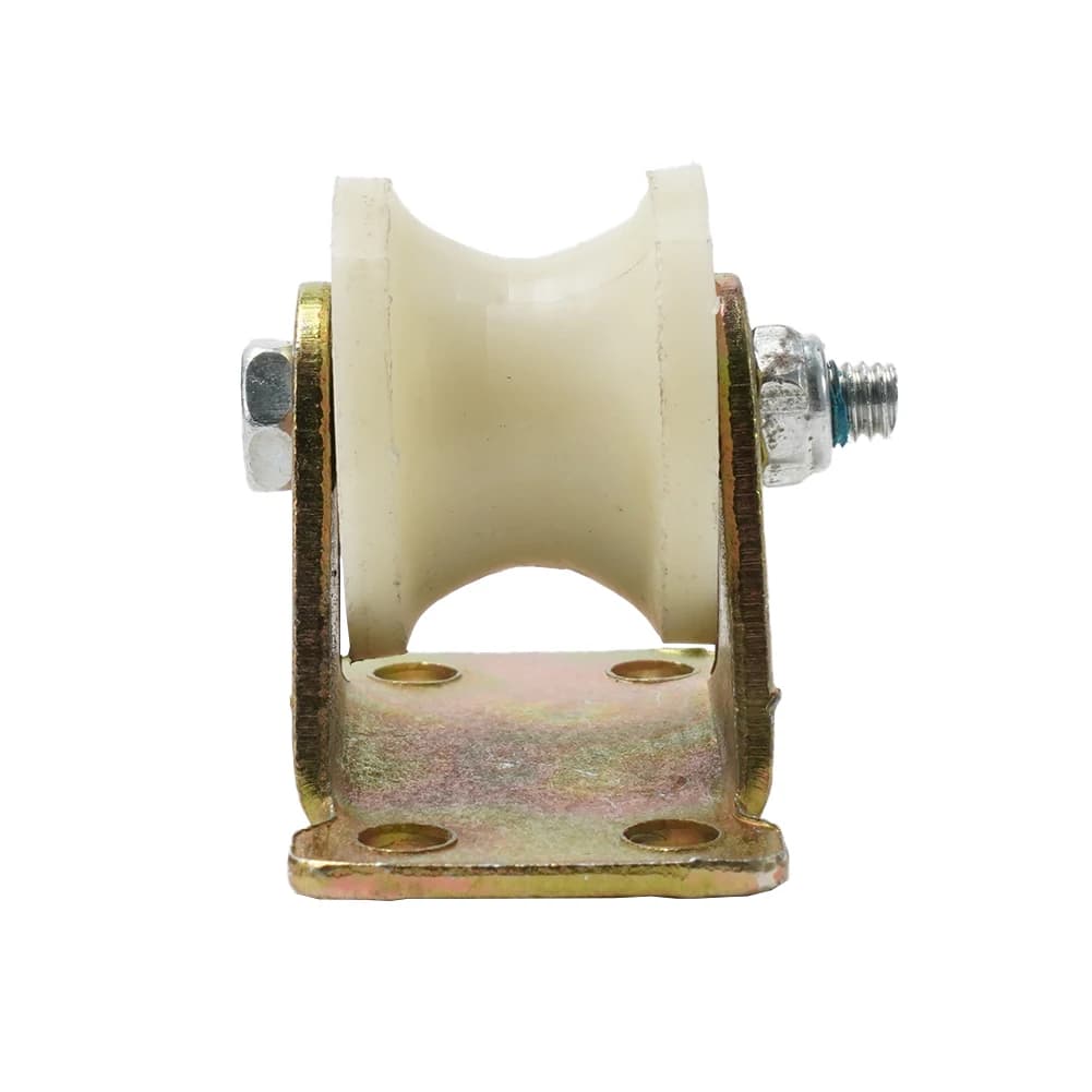 Rouleau rainuré en nylon 30 mm 45 # Rouleaux de poulie de piste coulissante