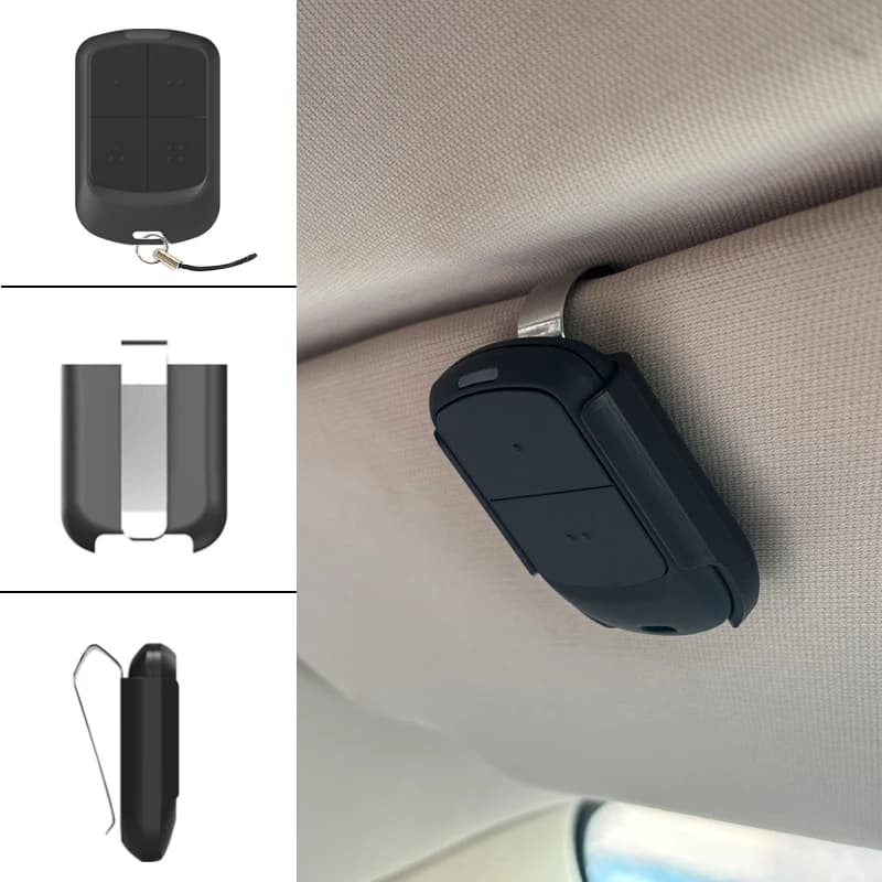Télécommande de porte de garage électrique multifréquence 280 MHz à 868 MHz avec clip
