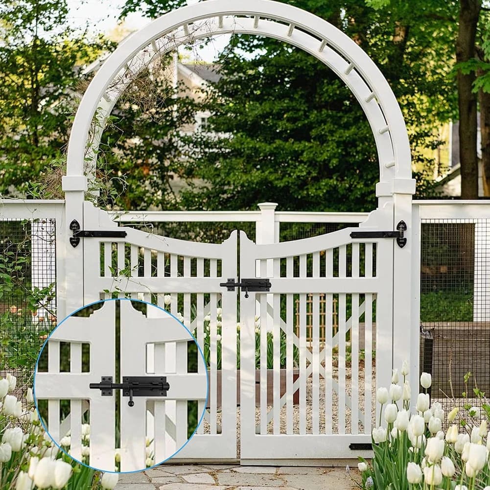 Loquet de porte coulissant robuste, verrou de sécurité pour portail de jardin, abri, tour, quincaillerie domestique
