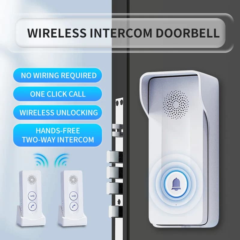 Interphone sans fil avec sonnette