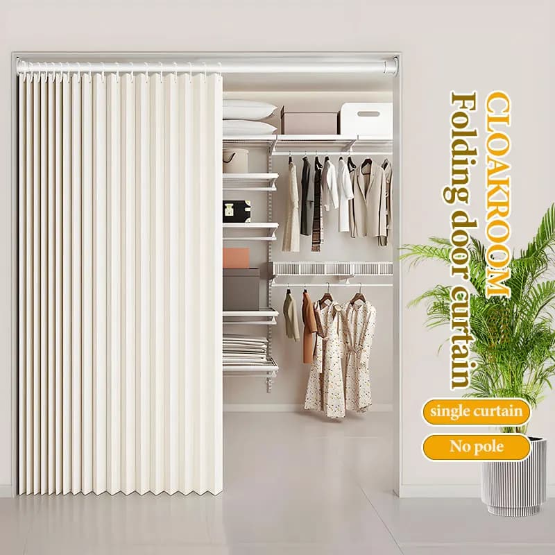 Porte accordéon pliable