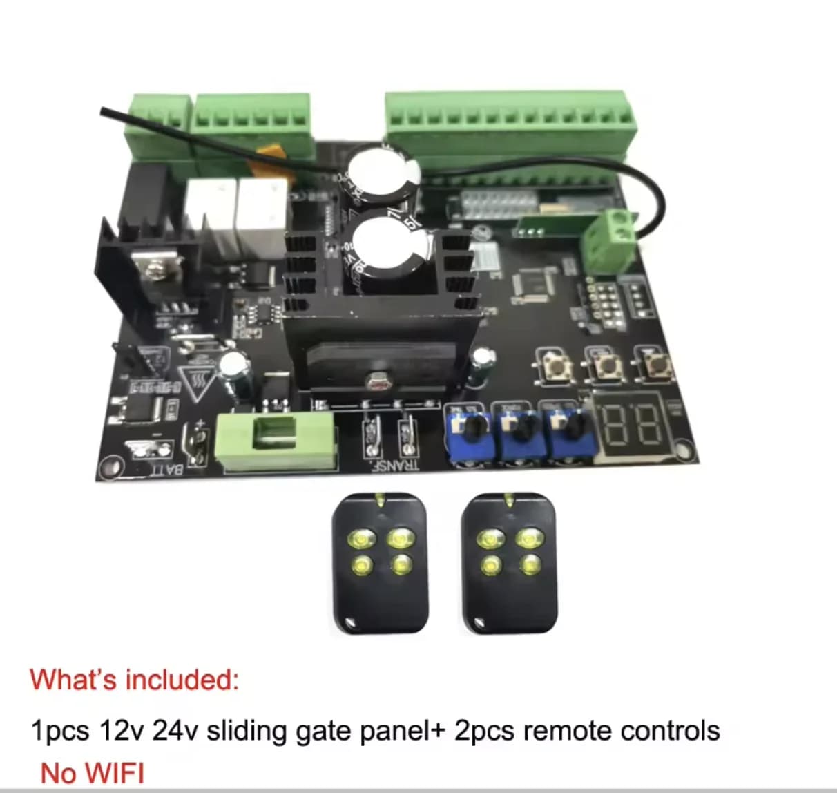 Unité de contrôleur d'ouverture de porte coulissante 12V 24Vdc