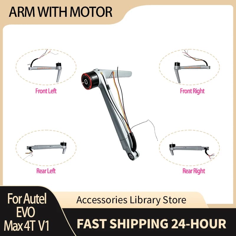 Bras de rechange avec moteur pour Autel EVO Max 4T V1 – Pièces de réparation pour bras de moteur avant, arrière, gauche et droit
